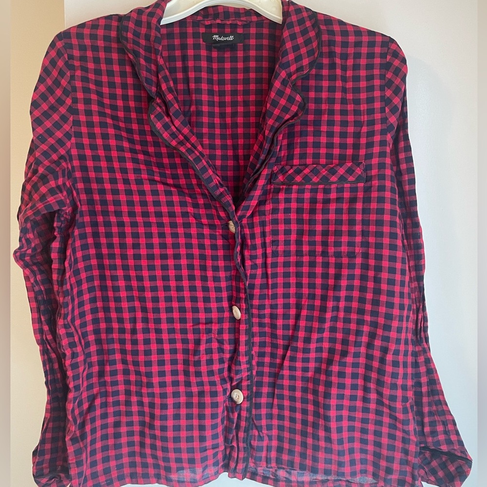 Plaid button up